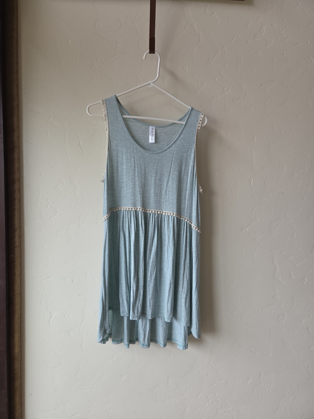 Sleeveless Scoop Neck Tunic Tank Top Cover Up